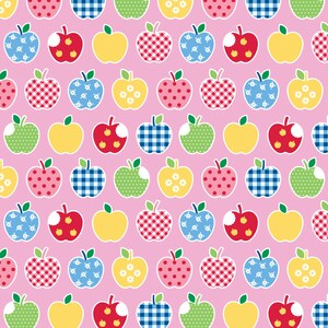 Back to school pattern | apple print |Polka dot apple | red apple print | gingham pattern| back to school pattern | Gingham Apple Blue