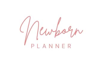 Newborn Planner PDF - For GoodNotes - First Time Mom Gift (Digital Download)