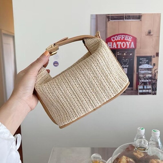 Sac Balinais en rotin avec anse