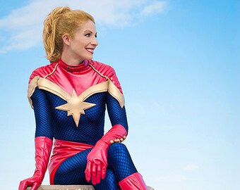 8x10 Captain Marvel Cosplay Print