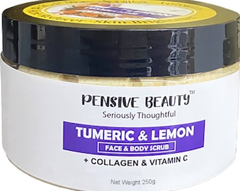 Turmeric & Lemon Face + Body Scrub