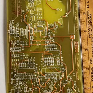 GEEKERY CLIPBOARD Recycled Circuit Board Tekkie Copper MC41 image 1