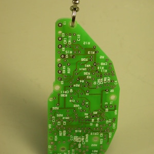 リサイクル PCB ファン プル 明るいグリーン 回路基板装飾 ライト プル