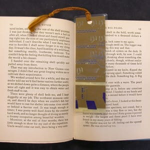 Recycled Vintage Circuit Board Geek Bookmarks SALE is for a Pkg of TWO BOOKMARKS image 3