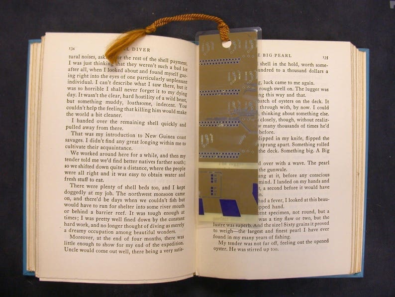 Recycled Vintage Circuit Board Geek Bookmarks SALE is for a Pkg of TWO BOOKMARKS image 3