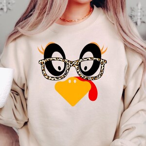 Cute Turkey Face Sweatshirts, Funny Thanksgiving Turkey Shirts, Turkey Gobble Shirts, Turkey Day Shirts, Funny Thanksgiving Shirts
