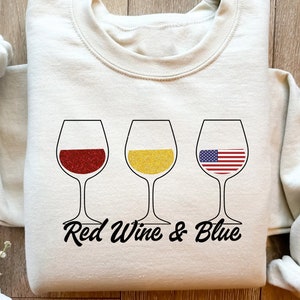 Retro 4th of July Shirts, Red Wine and Blue 4th of July Shirts, 4th of July Shirts, Independence Day Gifts, Happy 4th of July