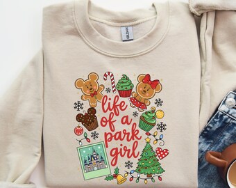 The Life Of A Park Girl Christmas Shirt, In My Showgirl Era Shirt, Xmas Vacation Shirt, Disney World Shirt, Park Princess Tee, Christmas Tee