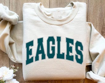 Retro Eagles Sweatshirt: Philadelphia Football Shirt