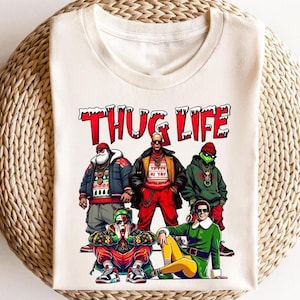 Thug Life Movie T-Shirt: Winter Holiday Crewneck Gift