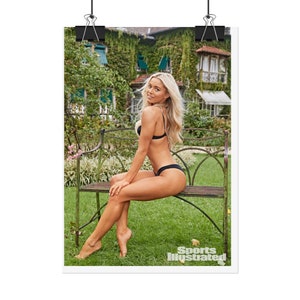 Olivia Livvy Dunne Sports Illustrated Swim Premium Poster 8 LSU ...