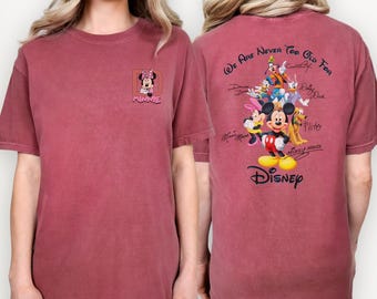 Camiseta de Minnie Mouse de Disney, camiseta retro de Mickey, camiseta clásica de dibujos animados, atuendo para un viaje a Disney, camiseta familiar de Magic Kingdom, camiseta a juego de Disney