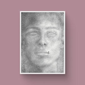 Su nombre: impresión de arte hecha por un artista, póster minimalista, impresión de arte de alta calidad para la decoración moderna del hogar, arte de pared, tarjeta de confesión