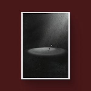 Infinity - Póster minimalista original, impresión artística de alta calidad para la decoración moderna del hogar, arte de pared