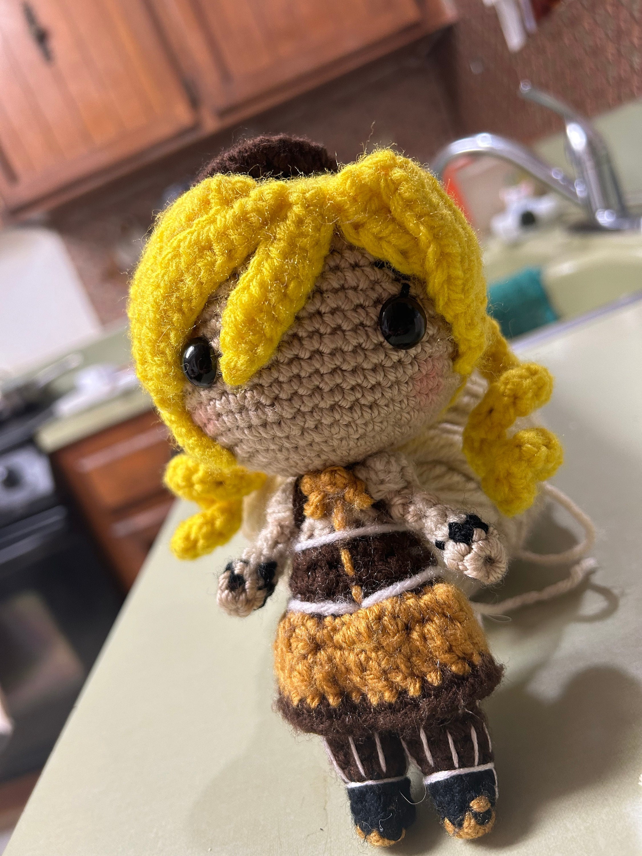 Mami Tomoe Crochet Plush Madoka Magica - Etsy
