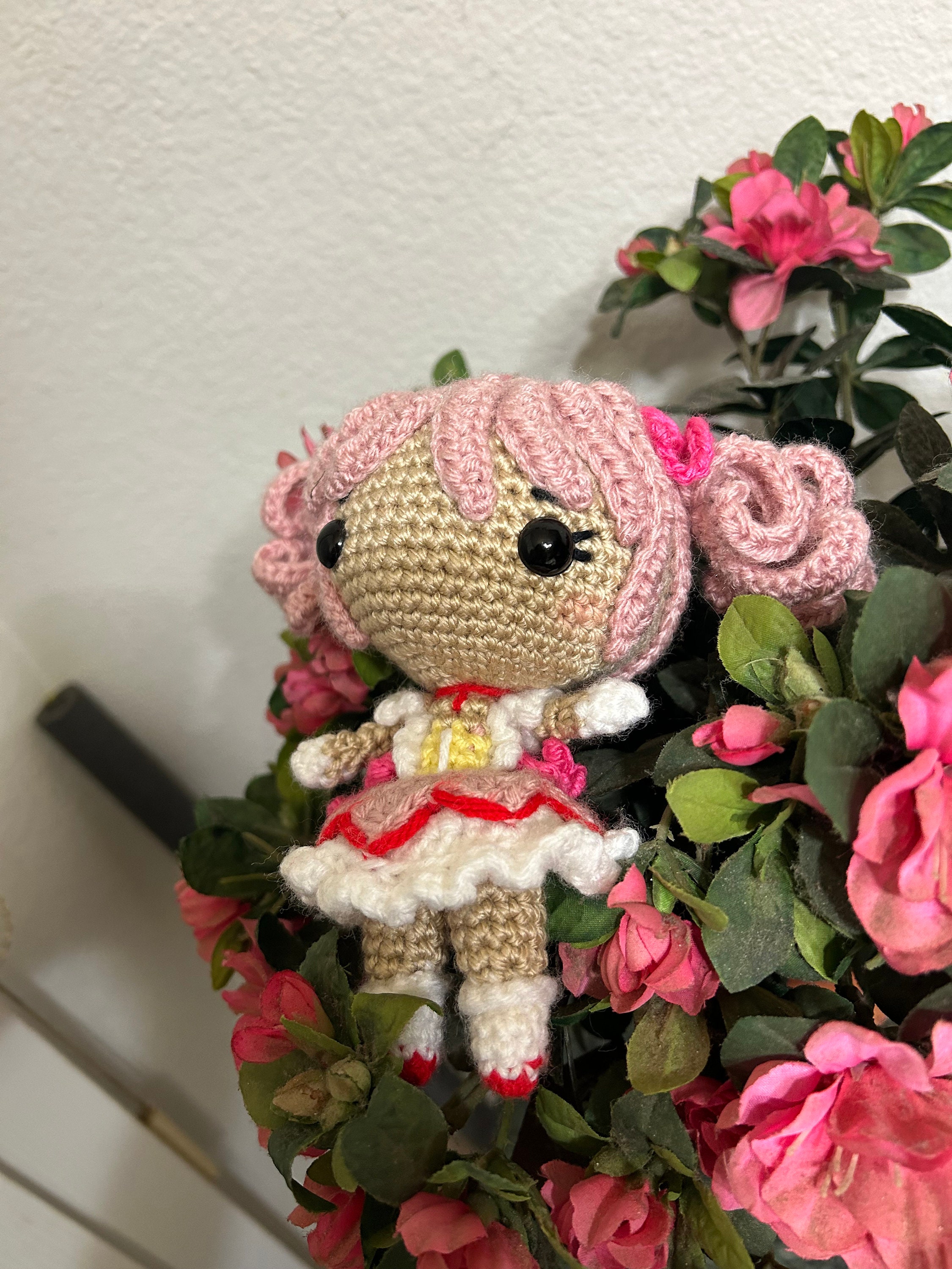 Madoka Kaname Crochet Plush Madoka Magica (DESC) - Etsy