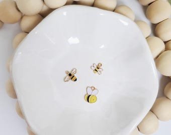 Colgante para collar de mascota/complemento para placa de identificación personalizada, abejorro