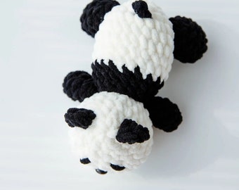 Crochet Pattern Panda, Amigurumi Tutorial PDF in English, Panda Amigurumi Pattern - Cute Panda Bear PDF Tutorial - DIY Crochet Panda Guide