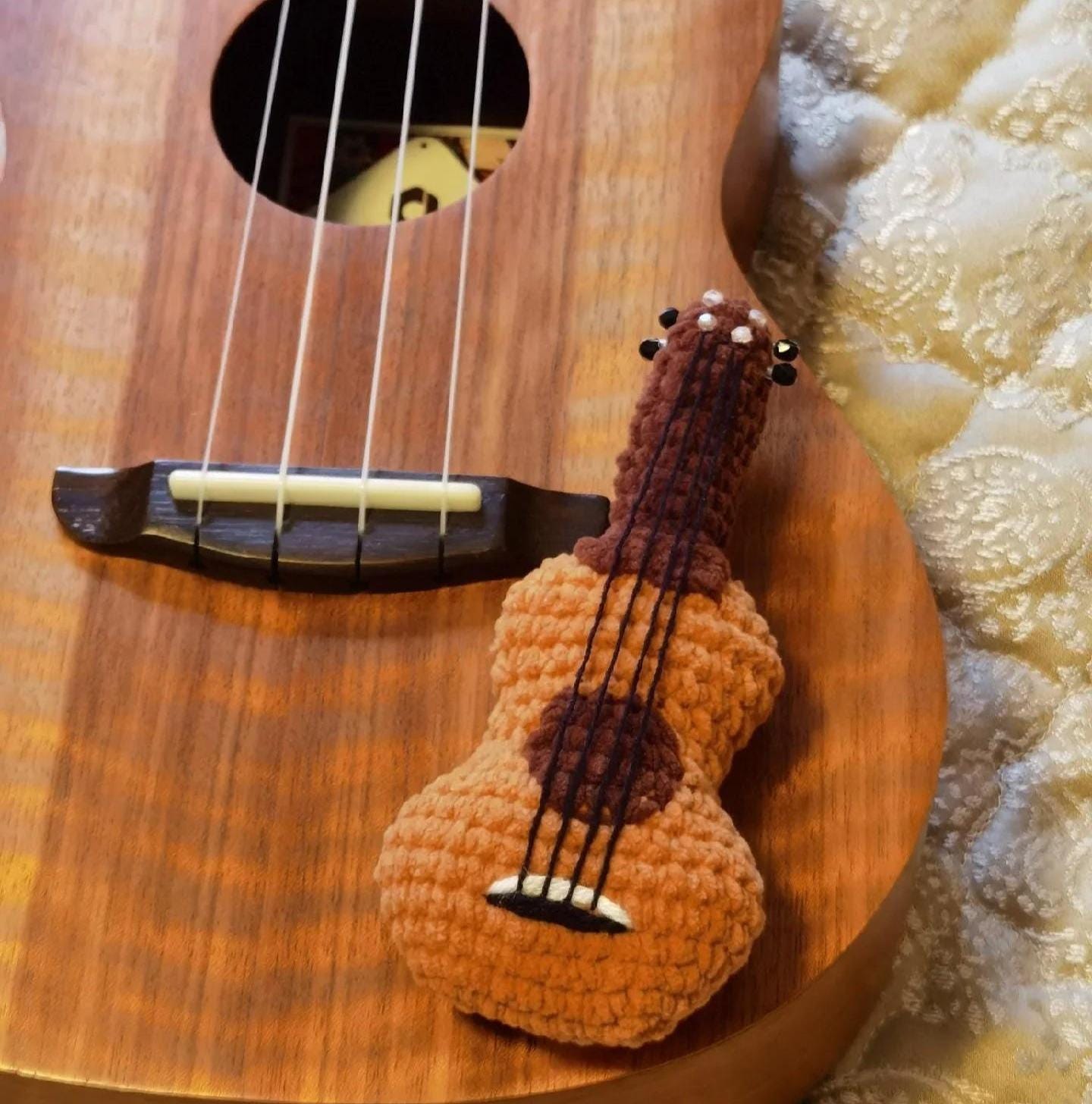 Mini Guitar Crochet PDF Pattern - How to Crochet Guitar Amigurumi ...