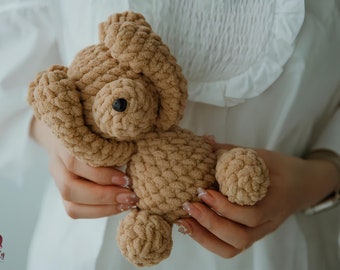 Amigurumi beer haakpatroon, beer haakpatroon, handgemaakte beer gehaakt amigurumi patroon - direct downloaden