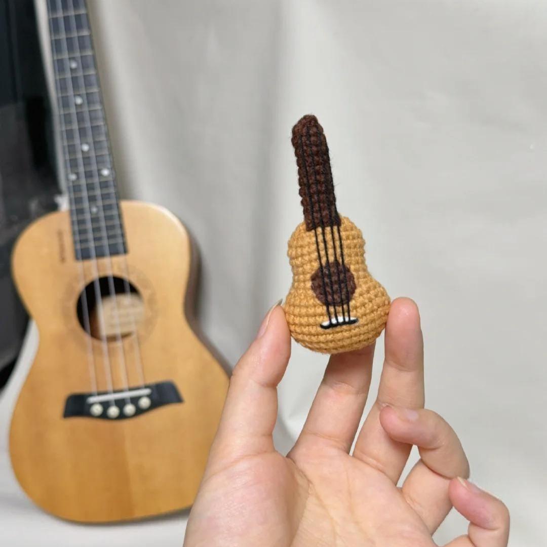 Mini Guitar Crochet PDF Pattern - How to Crochet Guitar Amigurumi ...