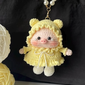 Cute Crochet Pattern: Piglet Amigurumi, How to Crochet Cute Baby Pig PDF Tutorial, Cute Farm Animal Plushie Crochet Pattern