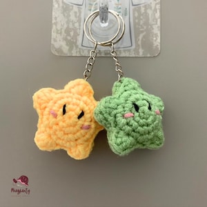 Crochet Star Keychain Pattern - Beginner-Friendly, Perfect for All Occasions, English CROCHET Star, Easy Amigurumi PDF Diy Digital Tutorial