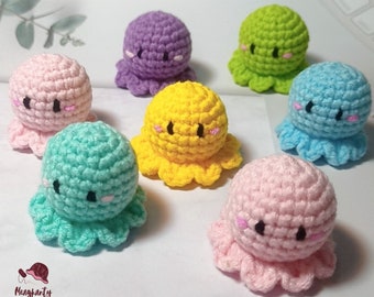No Sew Cute Octopus Crochet Pattern, Under The Sea Octopus Amigurumi Pattern, Easy Crochet Octopus Stuffed Animal, Instant PDF Download