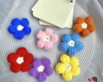 CROCHET Little Flower PATTERN, Crochet Flowers Pdf Pattern, US Terms Pattern (English Only)