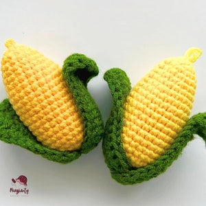 Corn Buddy Crochet Pattern PDF, CORN Crochet Pattern - Amigurumi Corn On The Cob Pattern, Crochet Vegetables Patterns
