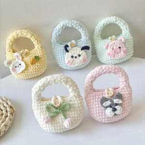 Crochet Cute Airpods Pouch PDF Pattern - 5in1 Pattern Airpod Case Handmade Crochet Tutorial, Mini Pouch Headphone Crochet Pattern