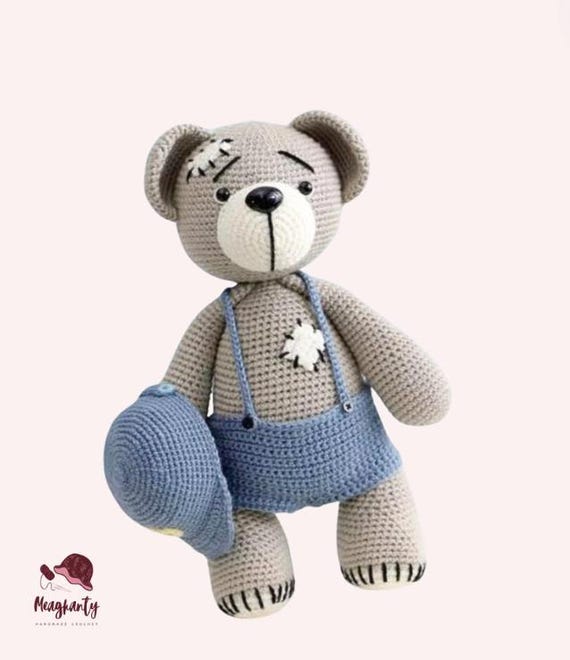 Patrón PDF de osito de crochet amigurumi Patrón de osito
