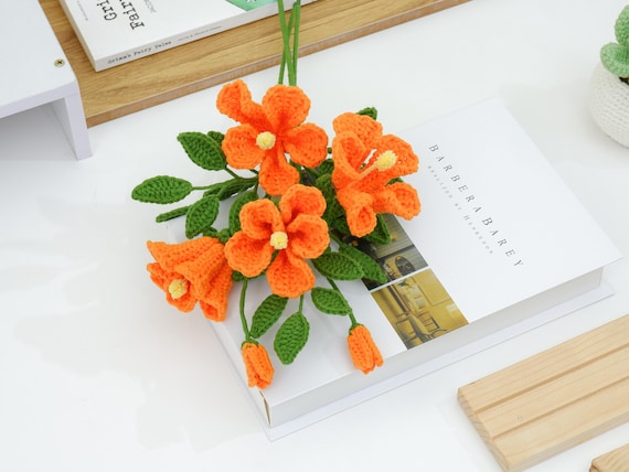 Hibiscus Flower Easy Crochet PDF Pattern - How to Crochet Hibiscus