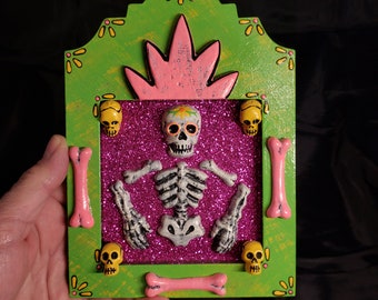 Dia De Los Muertos Wall Plaque