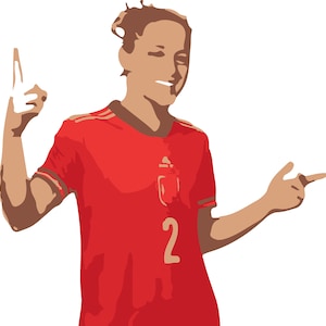 Pegatinas de fútbol femenino