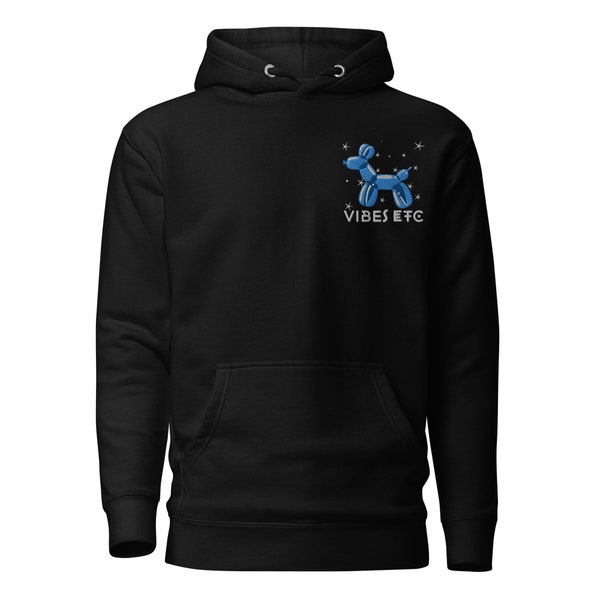 Balloon Dog Animal | modern art | streetwear hoodie apparel | embroider sweatshirt | Good Vibes etc. | Unisex, Women, Men Urban Clothing