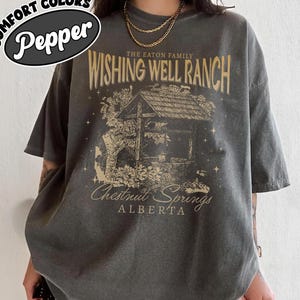 Wishing Well Ranch Comfort Colors Shirt, Chestnut Springs Cowboy Romance T Shirt, Bookish Cowgirl Tee, Bookish Gift For Her