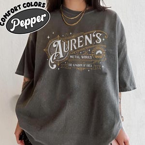 Plated Prisoner Comfort Colors Shirt for Book Lovers, Auren’s Metal Works Merch, Unique Fantasy Orea T Shirt, Gift For Book Lover