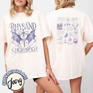 Comfort Colors® The Bat Boys Rhysand-shirt, Acotar Night Court-T-shirt, Illyrische Rhysand Cassian Azriel-shirt, Fantasy Bookish Gift-T-shirt