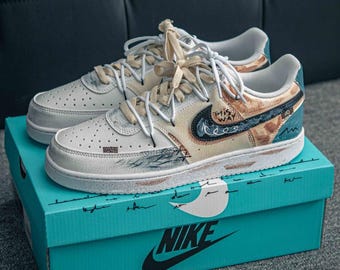 Custom sneakers, custom COURT VISION 1 LOW shoes, street graffiti, this way