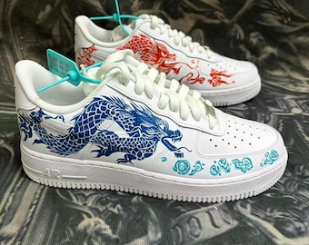 Custom Hand Painted Sneakers, Personalized Shoes from Your Photo, Custom Air Force 1 Style, Unique Gift, Custom Streetwear Shoes