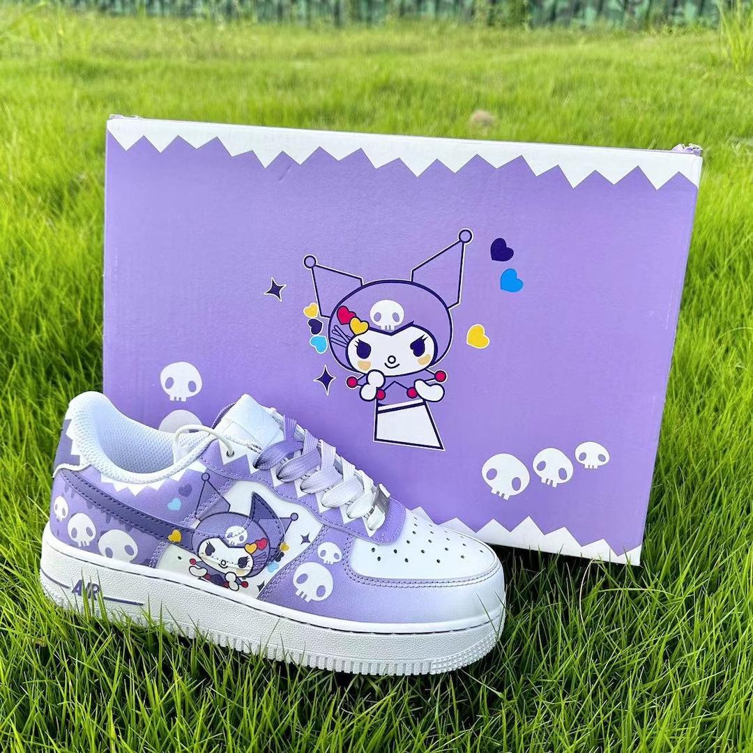Custom Sneakers, Custom Shoes, Hand-painted Sneakers, Kuromi Anime