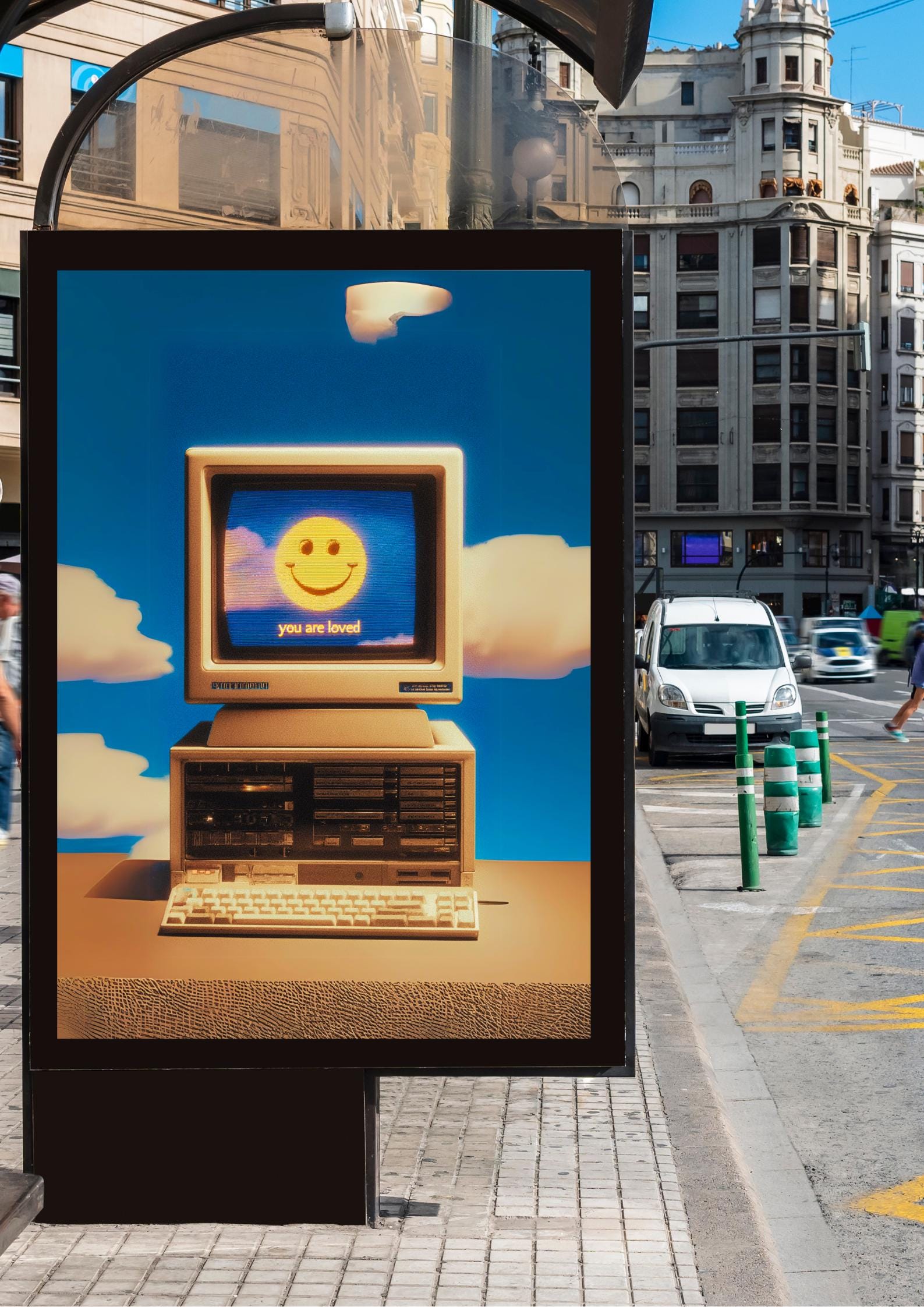 Webcore Cybercore Wall Art | Frutiger Aero Retro Computer Art - Etsy