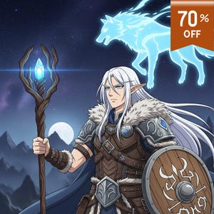 Custom Fantasy Character Portrait, Dungeons and Dragons Art, Personalized D&D Commission, RPG Character Art, Digital Character Illustration
