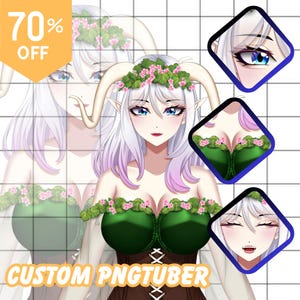 CUSTOM PNGTUBER | PNGtuber, PNGtuber Character, PNGtuber Commissions, PNGtuber for Streamer, PNGtuber Model, PNG Model, PNGtuber Anime
