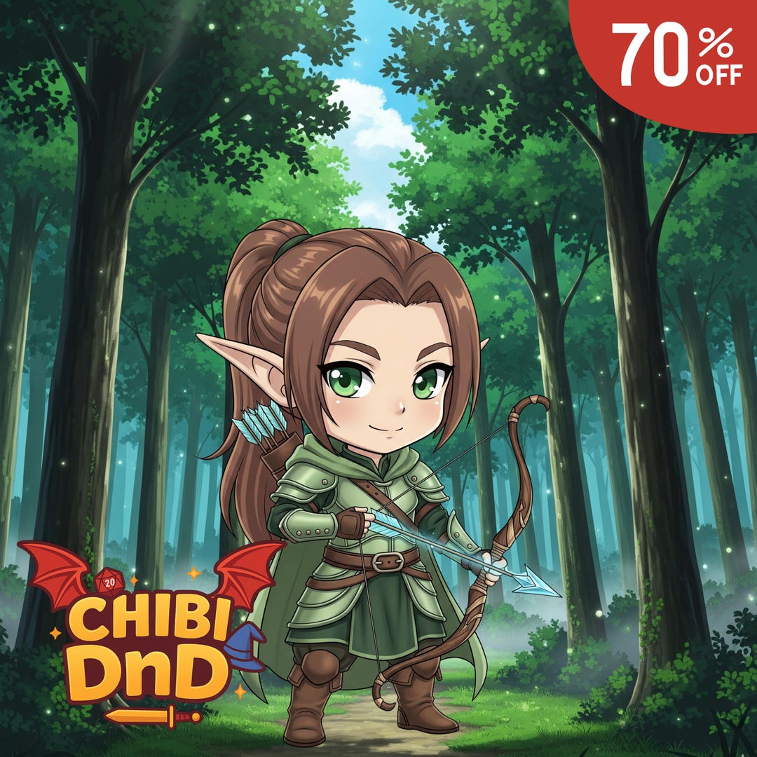 Custom Chibi Dnd Portrait | Anime Style RPG Art - Etsy