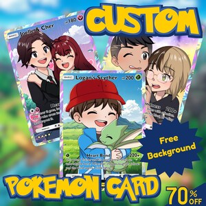 Aangepaste Fakemon-kaart, Fakemon TCG Card Commission, aangepast huisdierportret, gepersonaliseerd verjaardagscadeau, Fakemon-cadeaus, valentijnscadeau