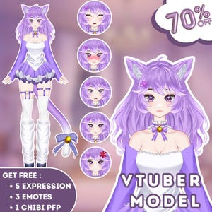 Custom VTuber Model Live2D Commission | Anime Art | Vtuber Assets | Vtuber Model | PNGTuber | Vtuber Male & Female | Vtuber Model Commission