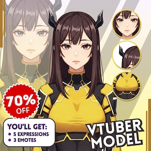 Custom Vtuber Model Commission | Vtuber Assets | Live2d Model Commission | Pngtuber | Anime Art | Vtuber Male & Female