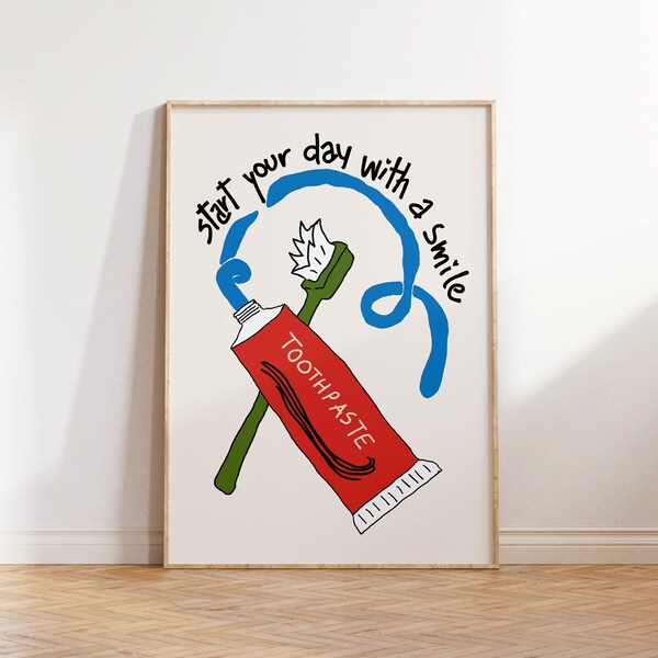 Bathroom Printable Wall Art - Etsy